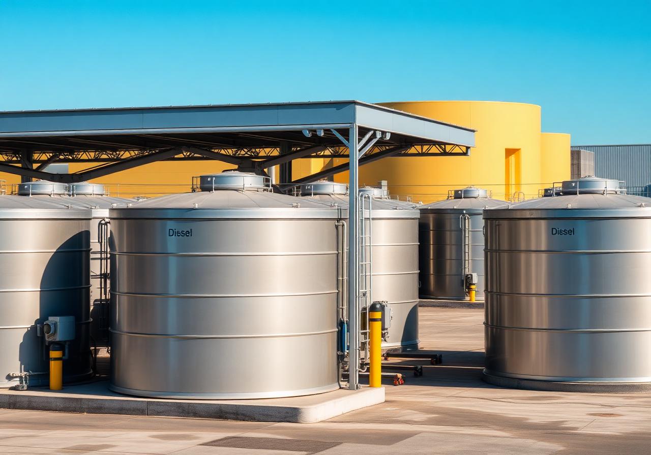 Diesel storage depot